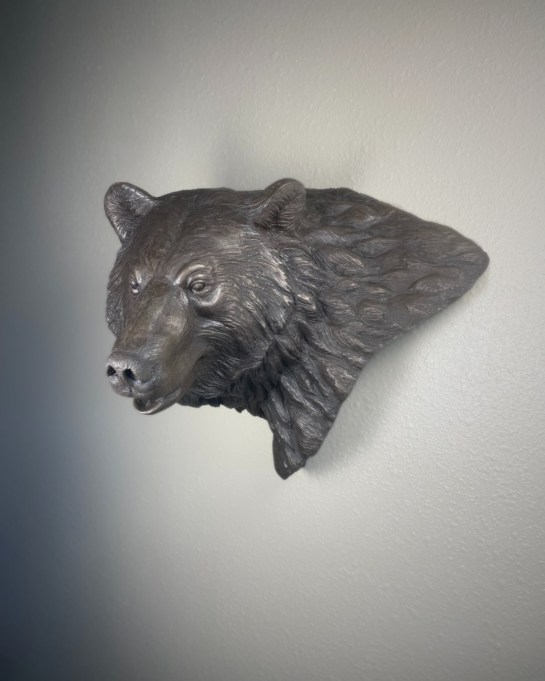 Bronze Bear Wall Mount