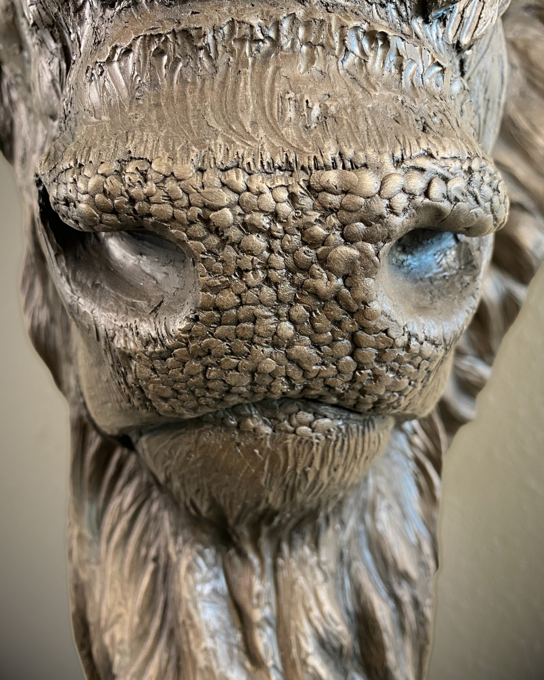 Bronze Bison Buffalo Wall Mount