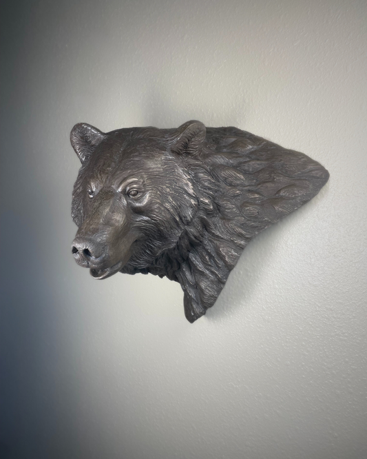 Bronze Bear Wall Mount