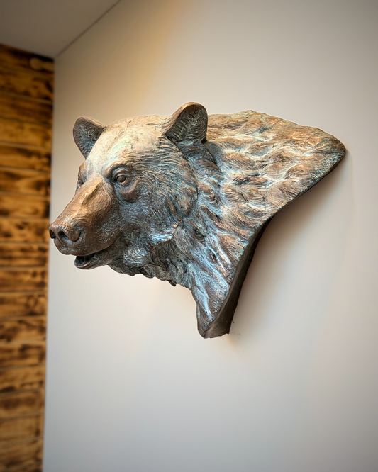 Bronze Bear Wall Mount